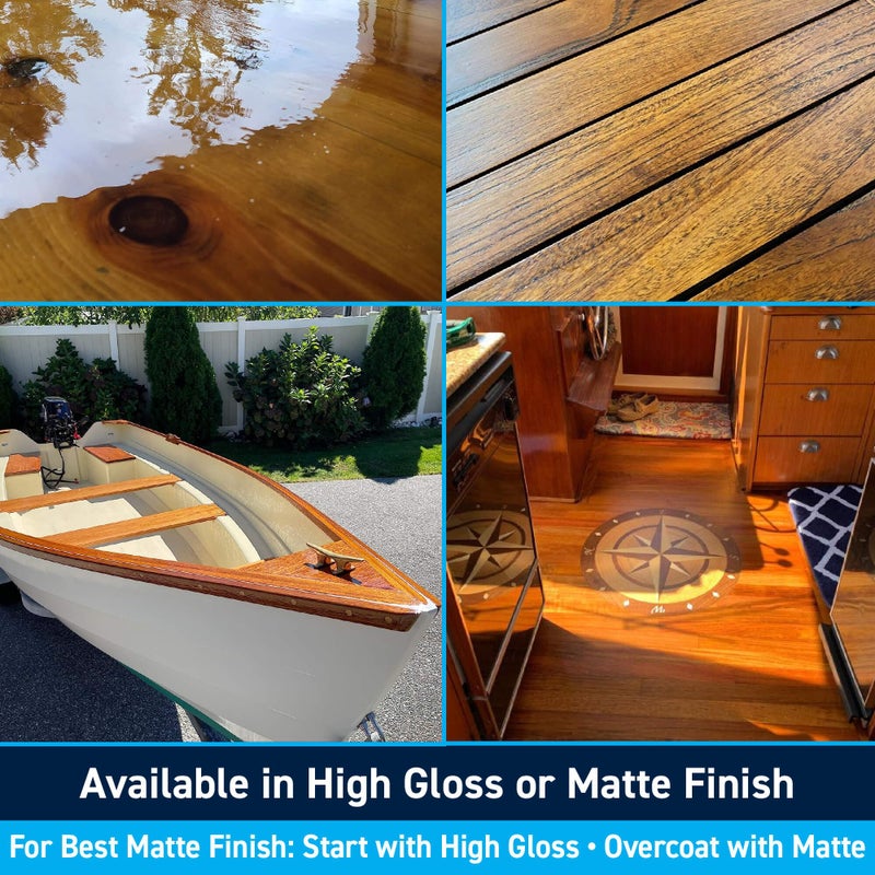 TotalBoat Lust Marine Varnish, High Gloss and Matte Finish for Wood, Boats, Outdoor Furniture (High Gloss, Gallon) - Image 4